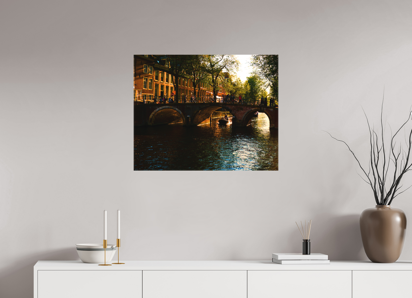 Amsterdam Bridge in Afternoon Sun