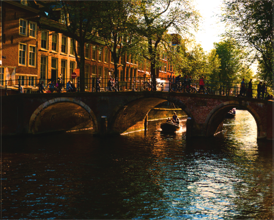 Amsterdam Bridge in Afternoon Sun